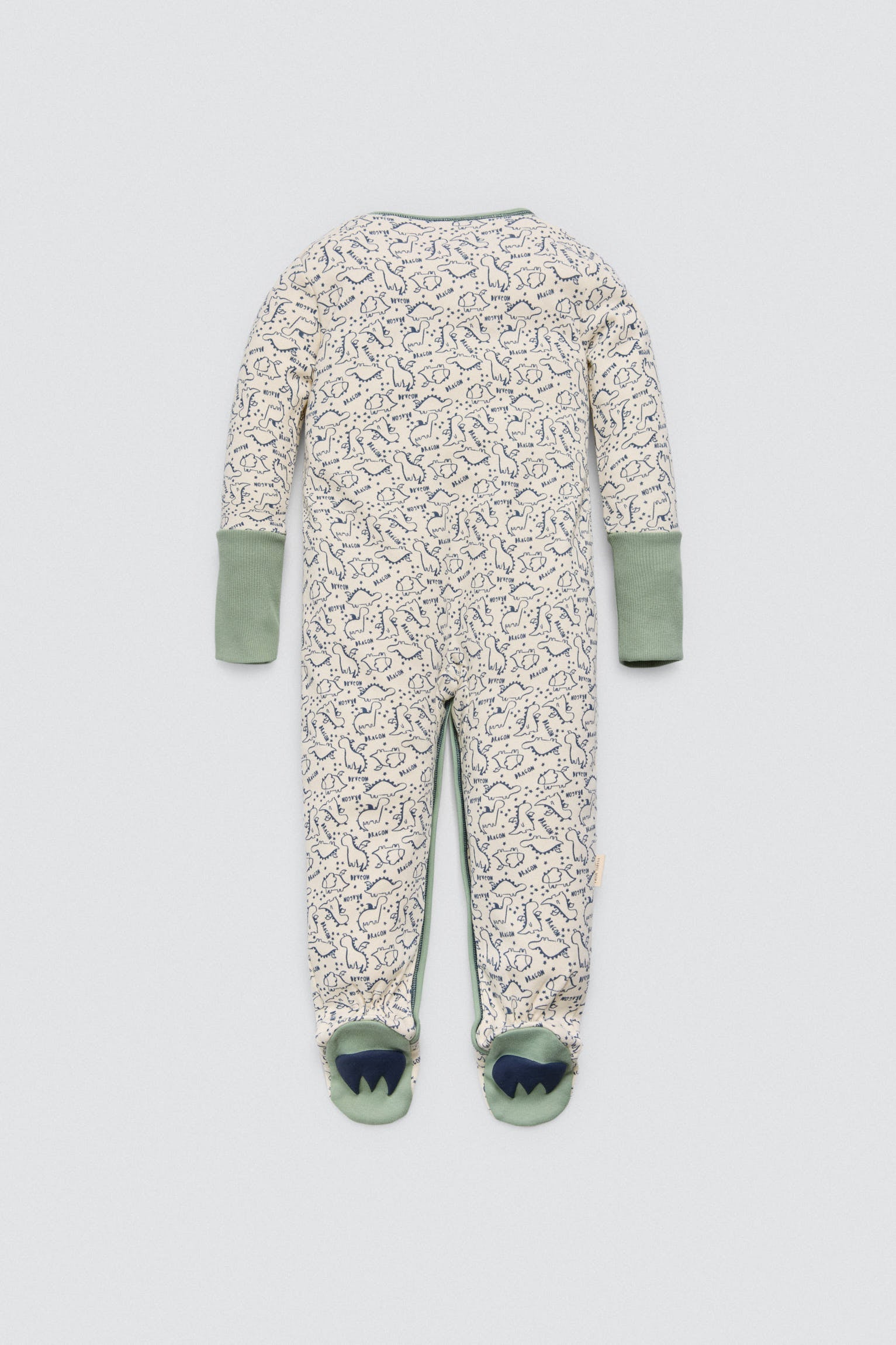 Pelele Bebé Manga Comprida Dragon Tale – Algodão Suave