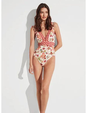 Fato de banho estampado sem aro com tecido EKO - Rarassocks
