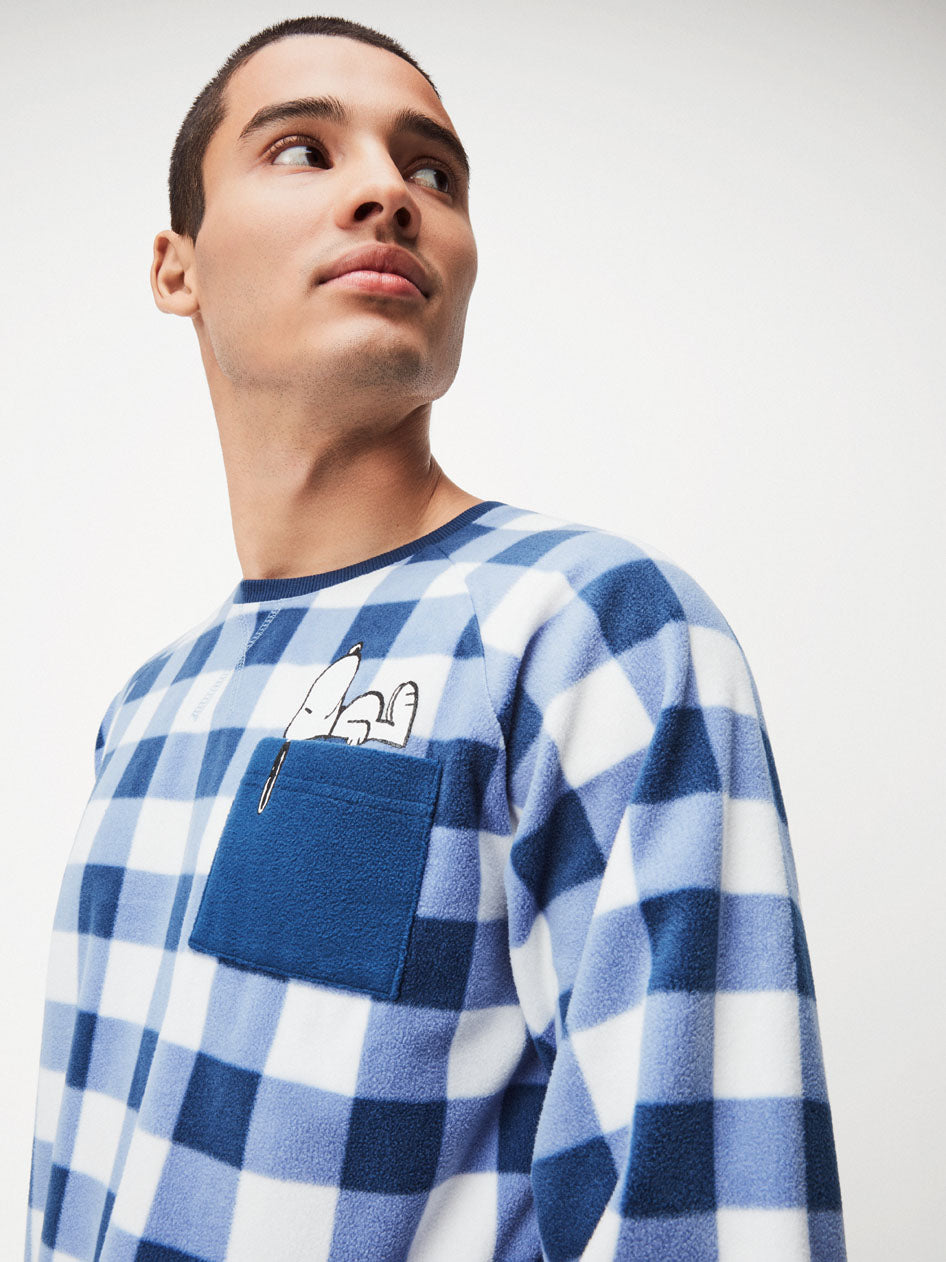 Pijama de homem Coralina Snoopy