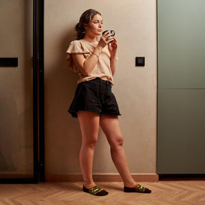 Soquete invisível Cães Salsicha Kylie Crazy - Rarassocks