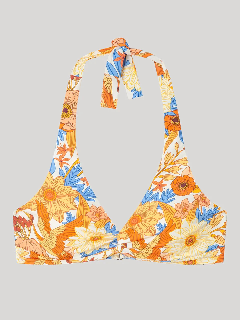 Top de biquíni triangular sem aro