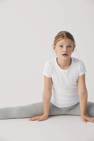 Camisola Interior Manga Curta Menina - Rarassocks