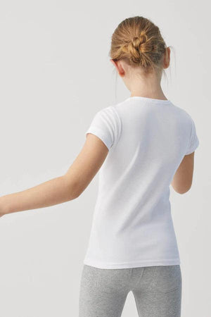 Camisola Interior Manga Curta Menina - Rarassocks