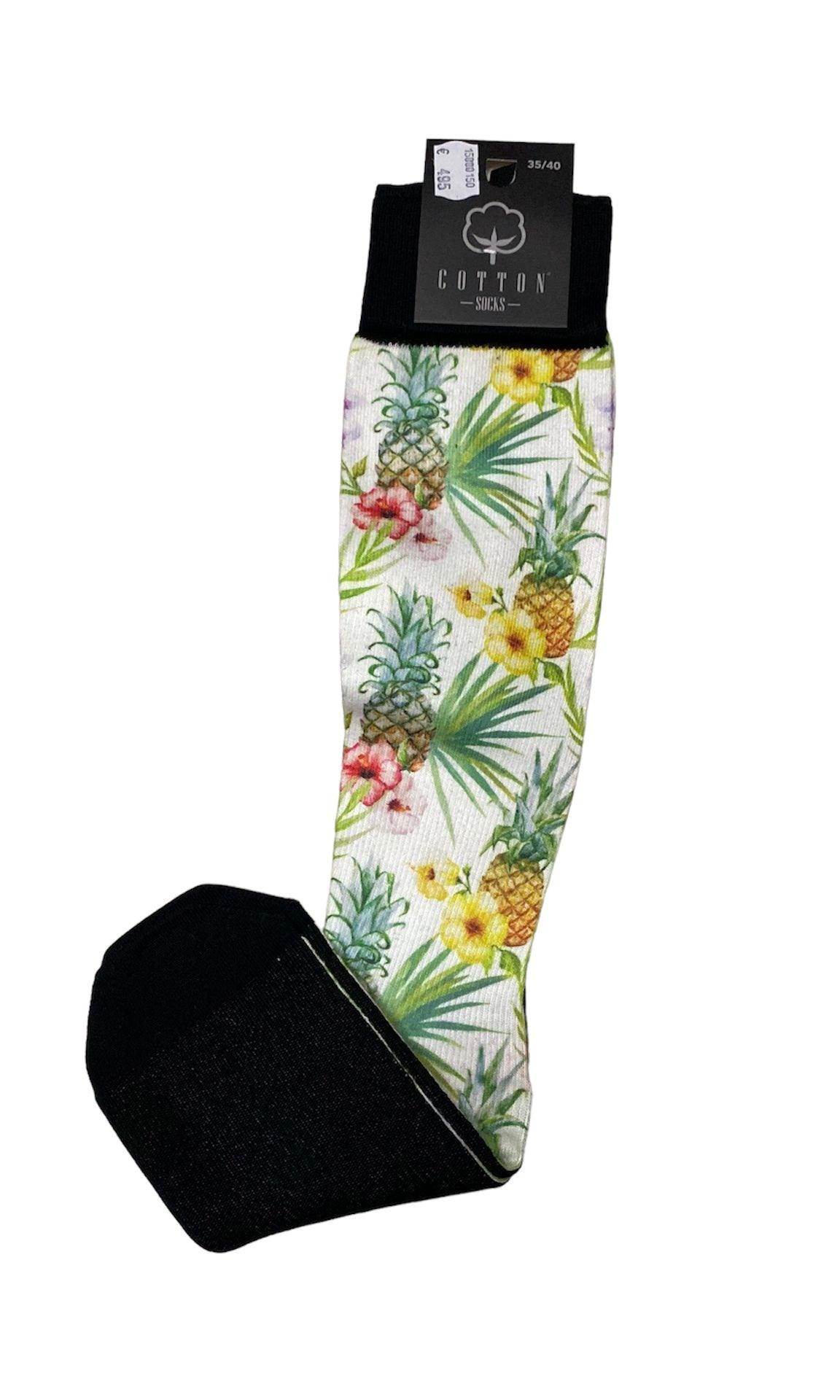 Meia alta Ananás - Rarassocks