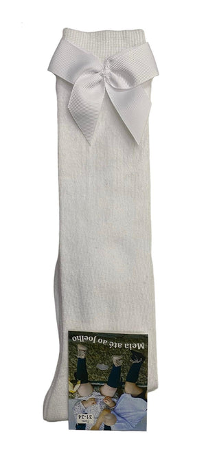 Meia de Criança até ao joelho com laço - Rarassocks