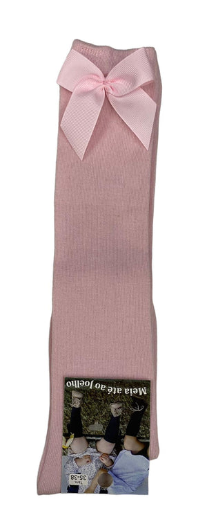 Meia de Criança até ao joelho com laço - Rarassocks