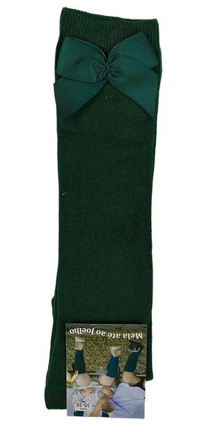 Meia de Criança até ao joelho com laço - Rarassocks