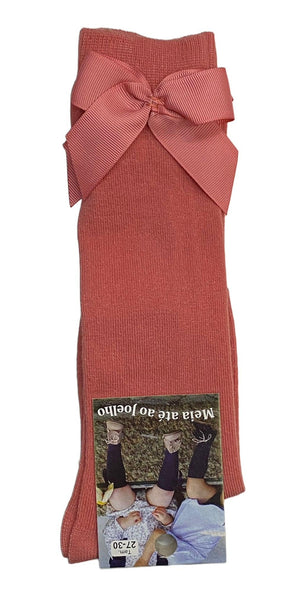 Meia de Criança até ao joelho com laço - Rarassocks