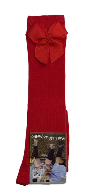 Meia de Criança até ao joelho com laço - Rarassocks