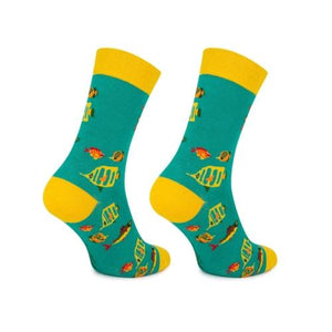 Meia Kylie Crazy Peixes - Rarassocks