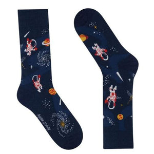 Meias Kylie Crazy astronautas - Rarassocks