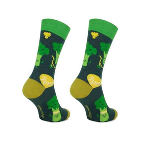 Meias Kylie Crazy Brócolo Skate - Rarassocks