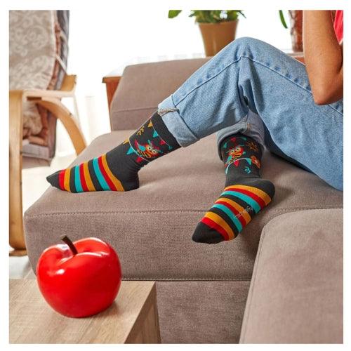 Meias Kylie Crazy Coruja - Rarassocks