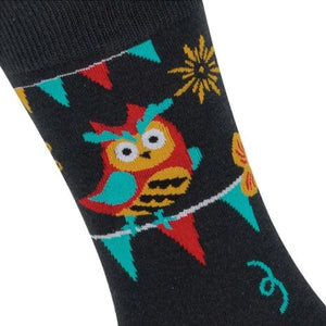 Meias Kylie Crazy Coruja - Rarassocks