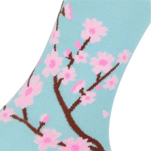 Meias Kylie Crazy Flor Cerejeira - Rarassocks