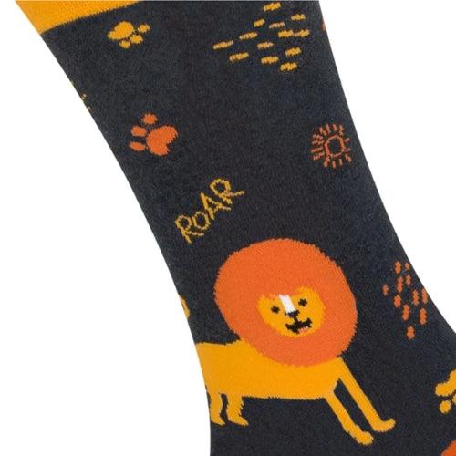 Meias Kylie Crazy Leão - Rarassocks