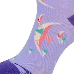 Meias Kylie Crazy Peixes - Rarassocks