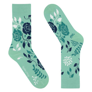 Meias Kylie Crazy Rosas - Rarassocks