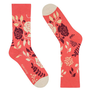 Meias Kylie Crazy Rosas - Rarassocks