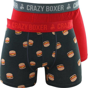 Pack 2 Boxers Crazy Boxer Burguer - Rarassocks