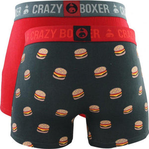 Pack 2 Boxers Crazy Boxer Burguer - Rarassocks