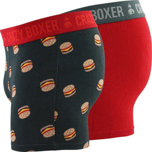 Pack 2 Boxers Crazy Boxer Burguer - Rarassocks
