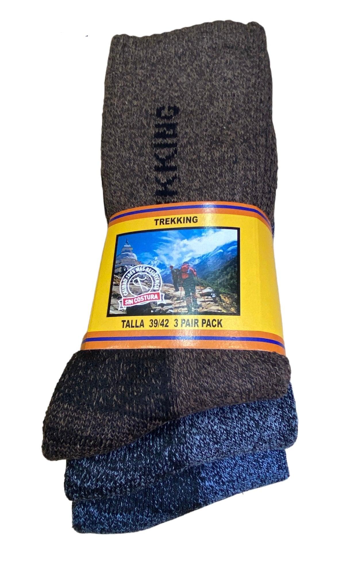 Pack 3 pares de meias Trekking - Rarassocks