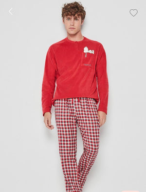 Pijama Polar de homem Snoopy - Rarassocks