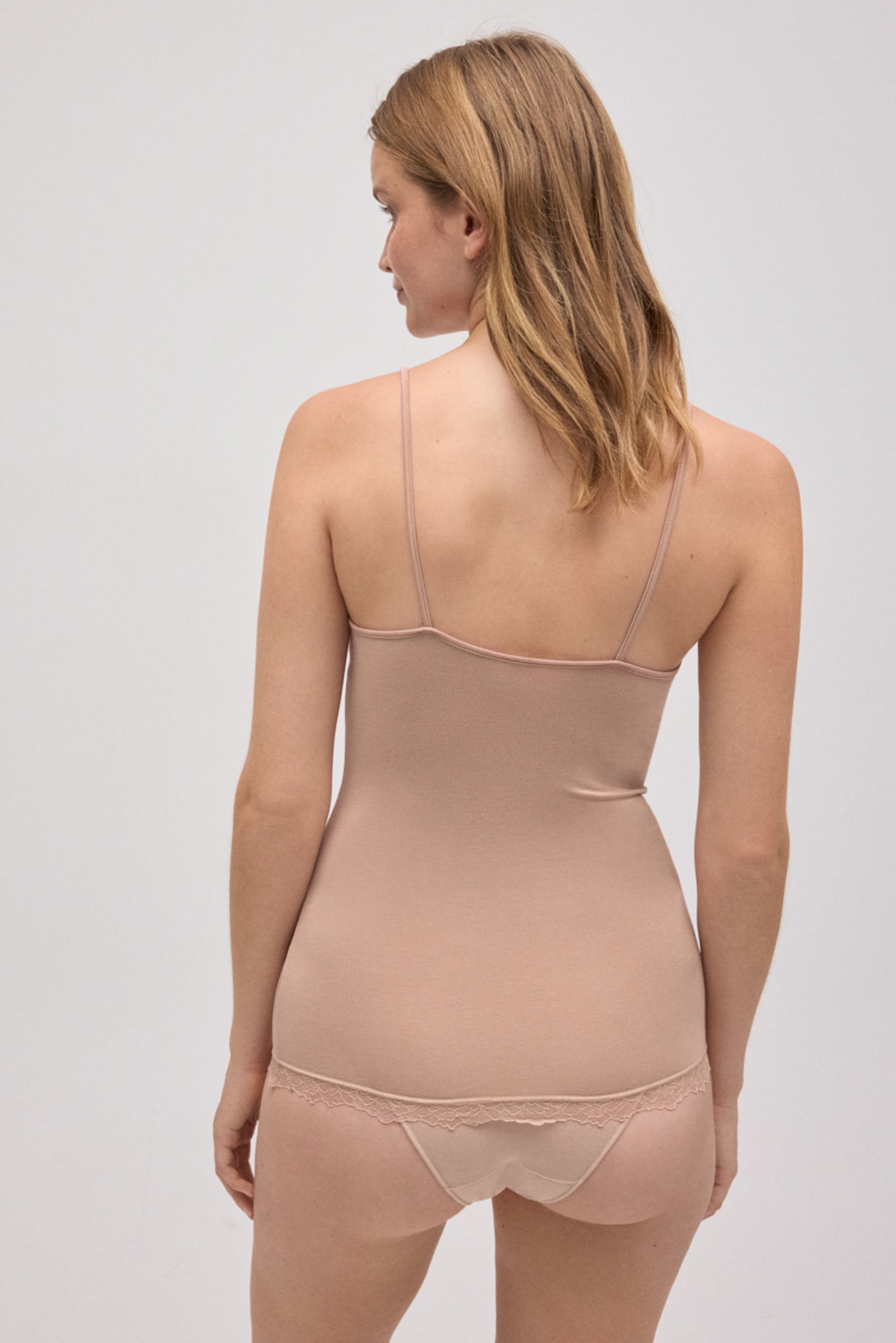 Camisola Interior de Alças em Bambu