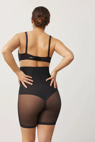 Faixa Alta Abdominal Redutora em Tule – Compressão Média