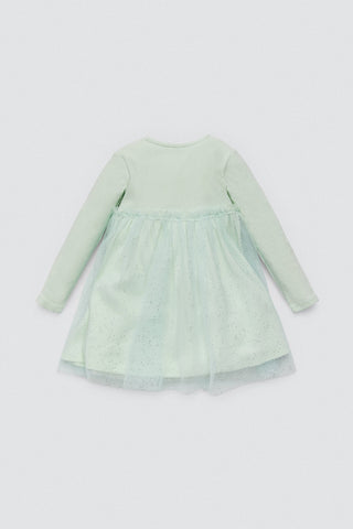 Vestido Bebé Manga Comprida Fairy Tale – Algodão Natural