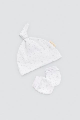 Conjunto primeira saída recém-nascido branco