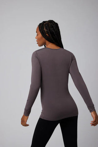 Camisola Térmica com renda manga comprida