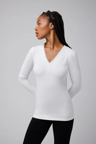 Camisola Térmica manga comprida decote V