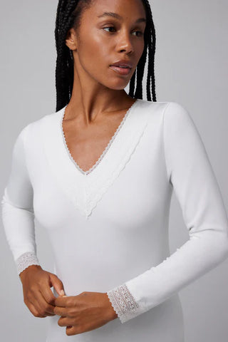 Camisola Térmica manga comprida decote V