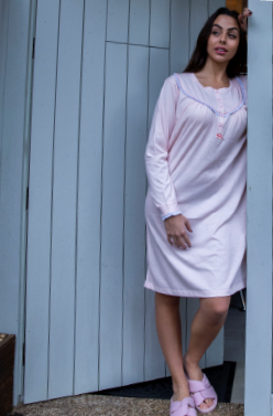 Camisa de noite Cotton Secrets