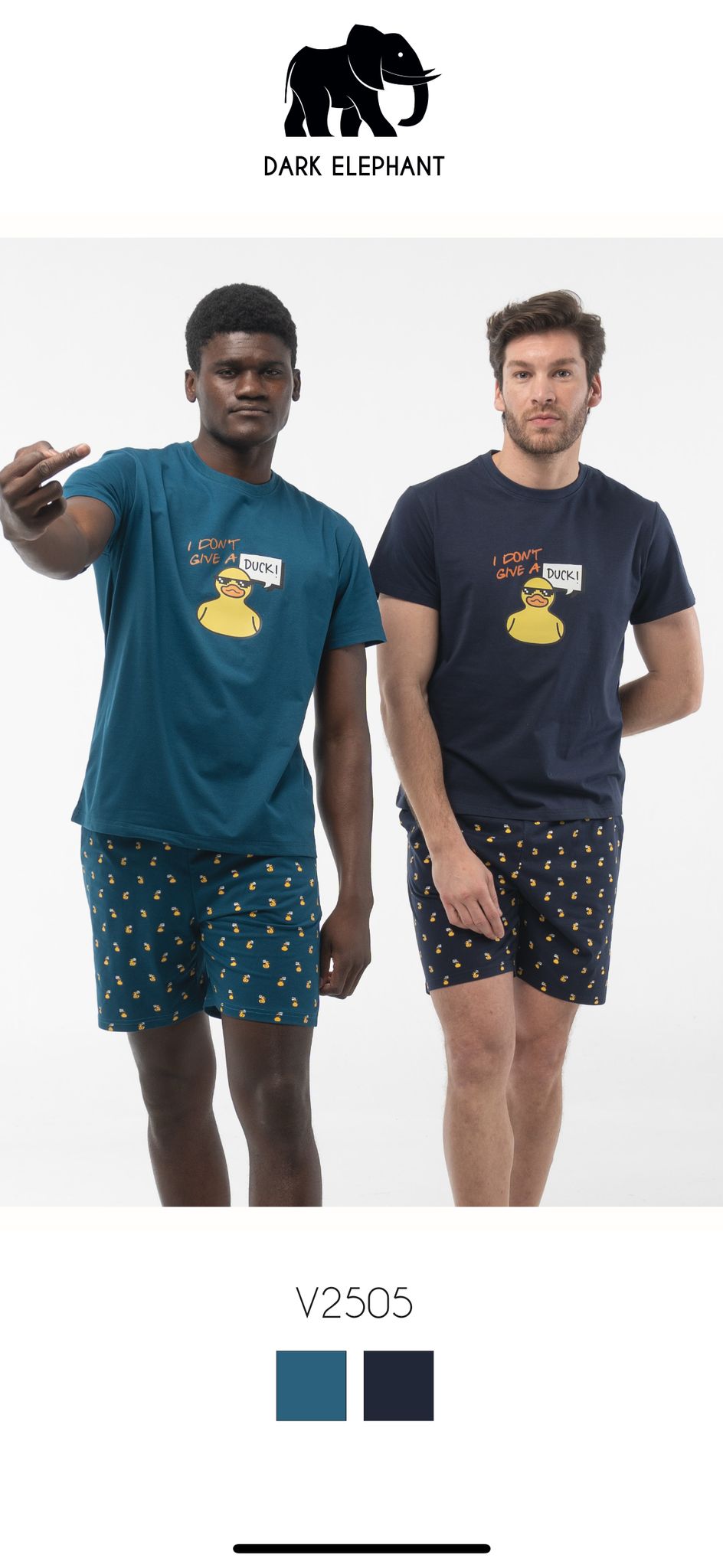 Pijama Homem Patinhos