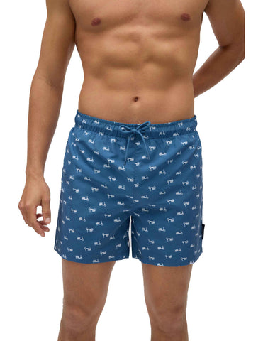 Fato de banho médio estampado vespas