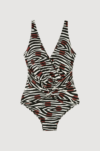 Fato-de-banho com estampado Savannah