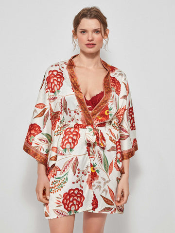 Robe Kimono Floral Gisela