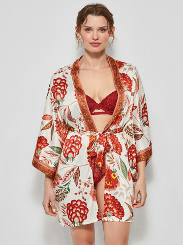 Robe Kimono Floral Gisela