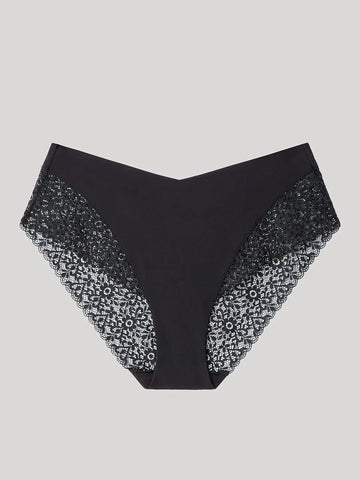 Cueca alta de renda extra plana