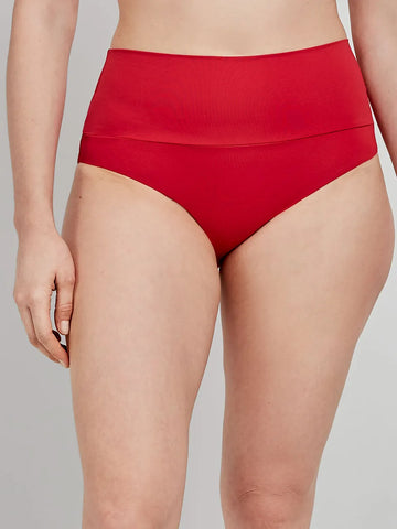 Cueca de biquíni alta multiposições