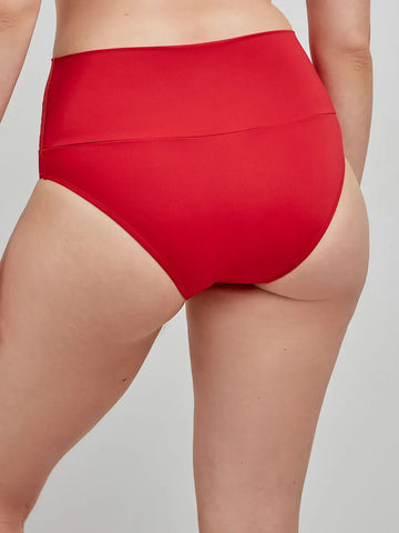 Cueca de biquíni alta multiposições