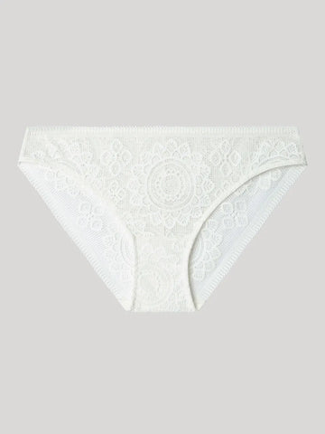 Cueca clássica de renda tipo crochet