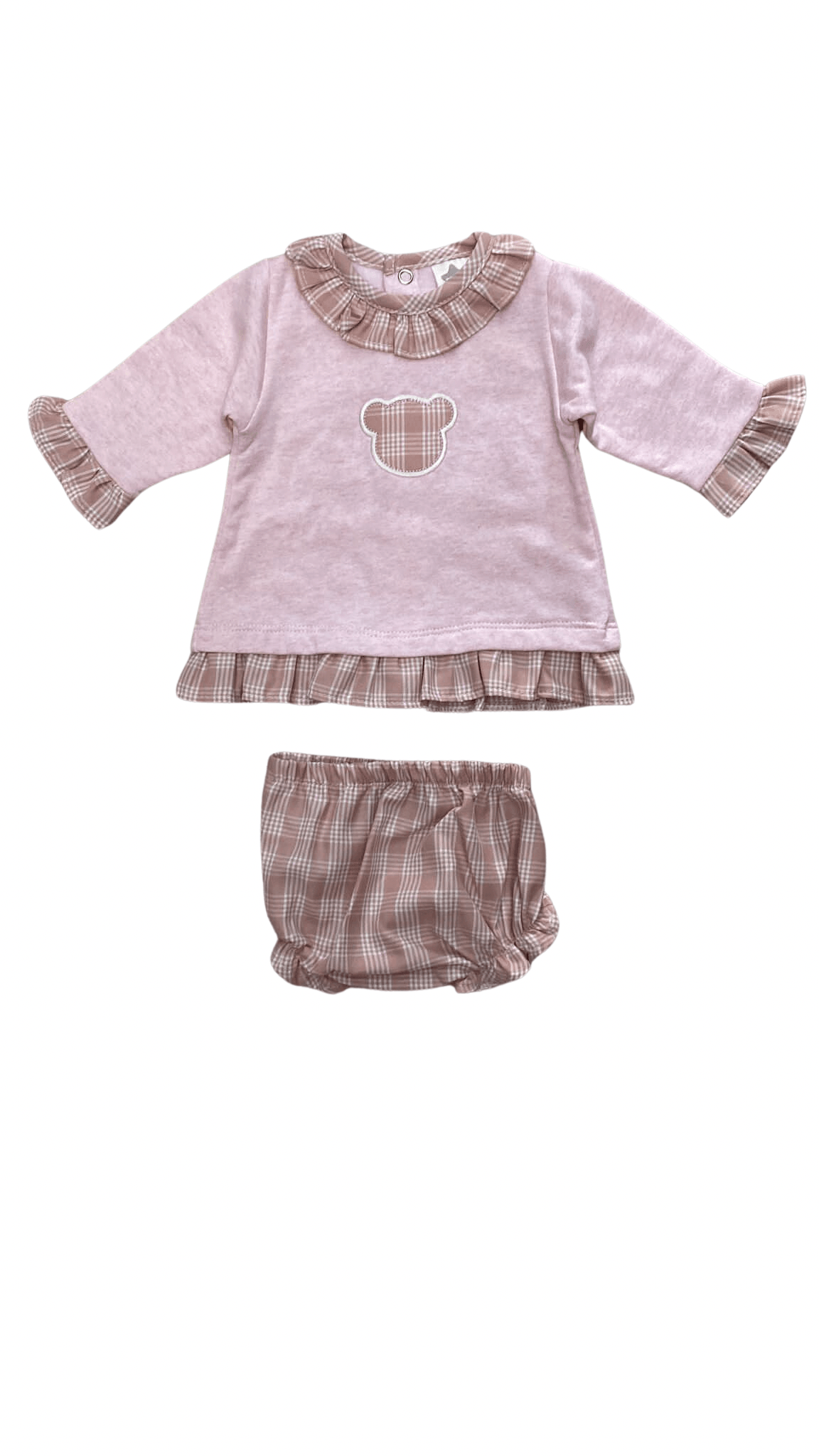 Conjunto camisola e calção ursinho - Rarassocks