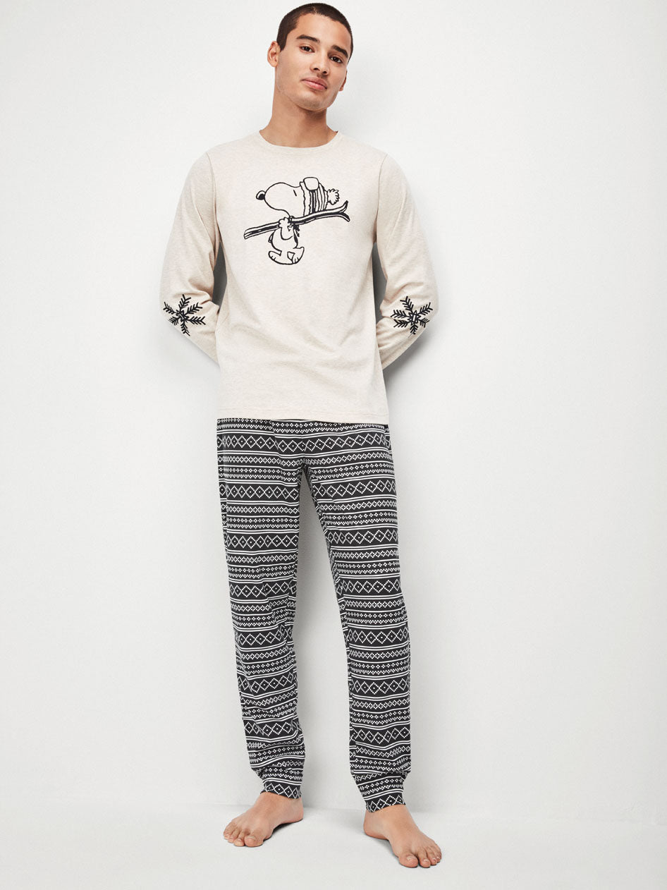 Pijama de homem do Snoopy