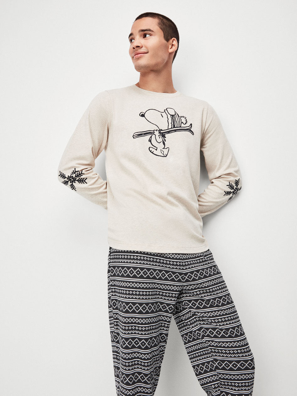 Pijama de homem do Snoopy