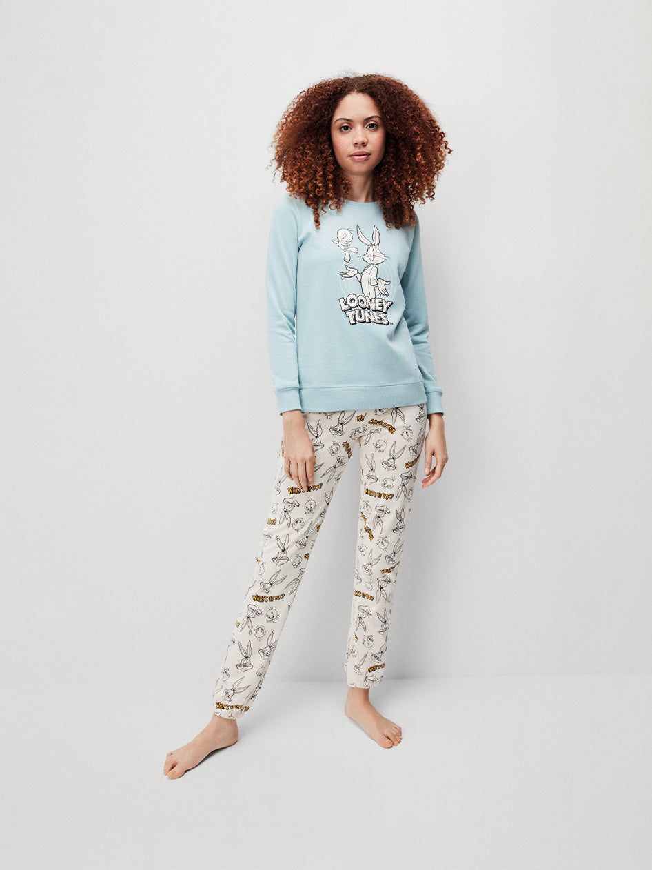 Pijama Senhora Looney Tunes