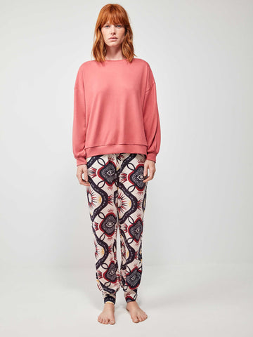 Pijama calça estampada